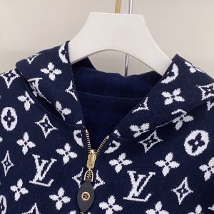 Navy Monogram Zip Hoodie — SBS-C006