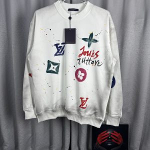 White Artistic Logo Sweatshirt — SBS-C005